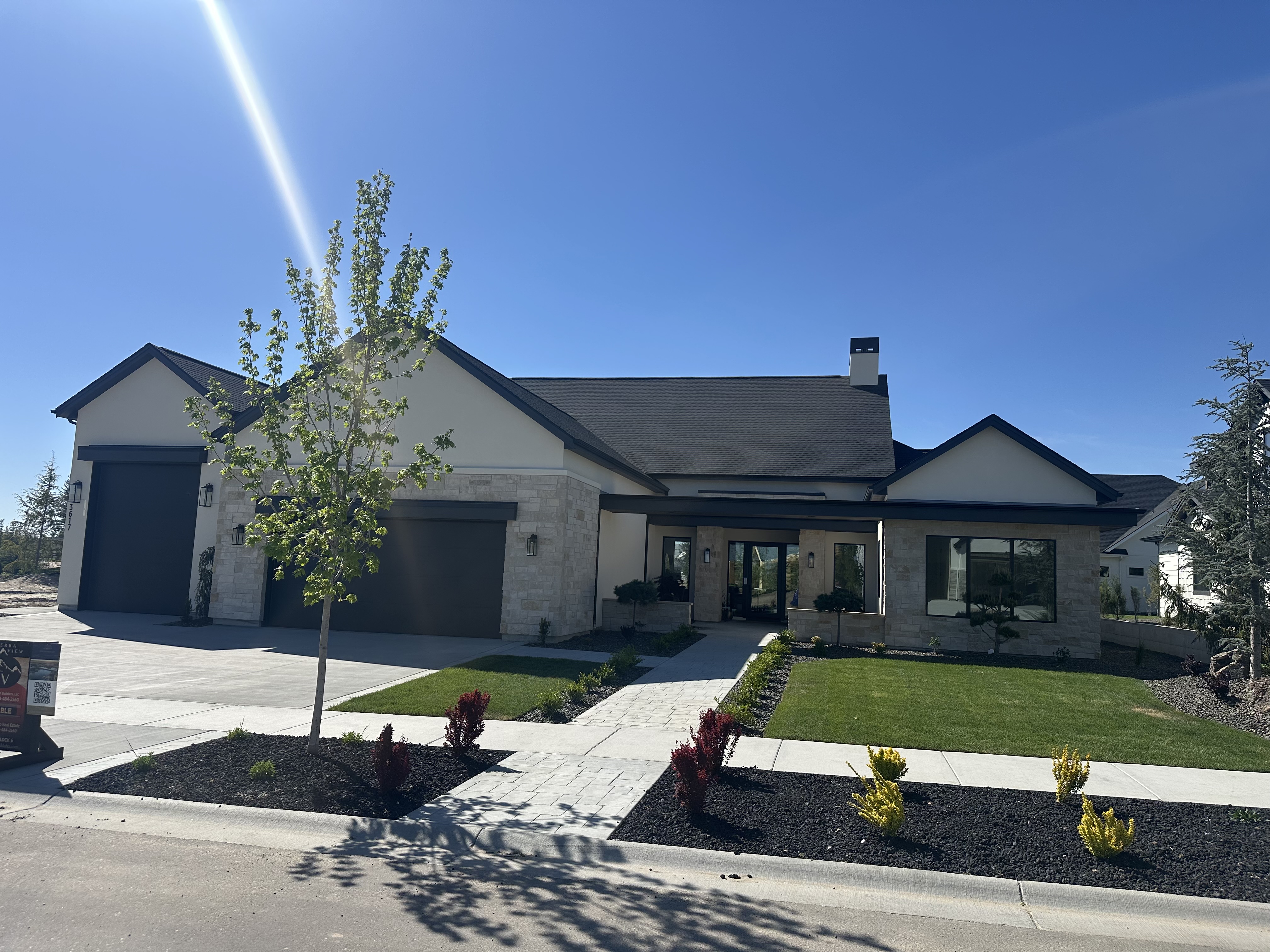 Custom Home — Stucco & Stone