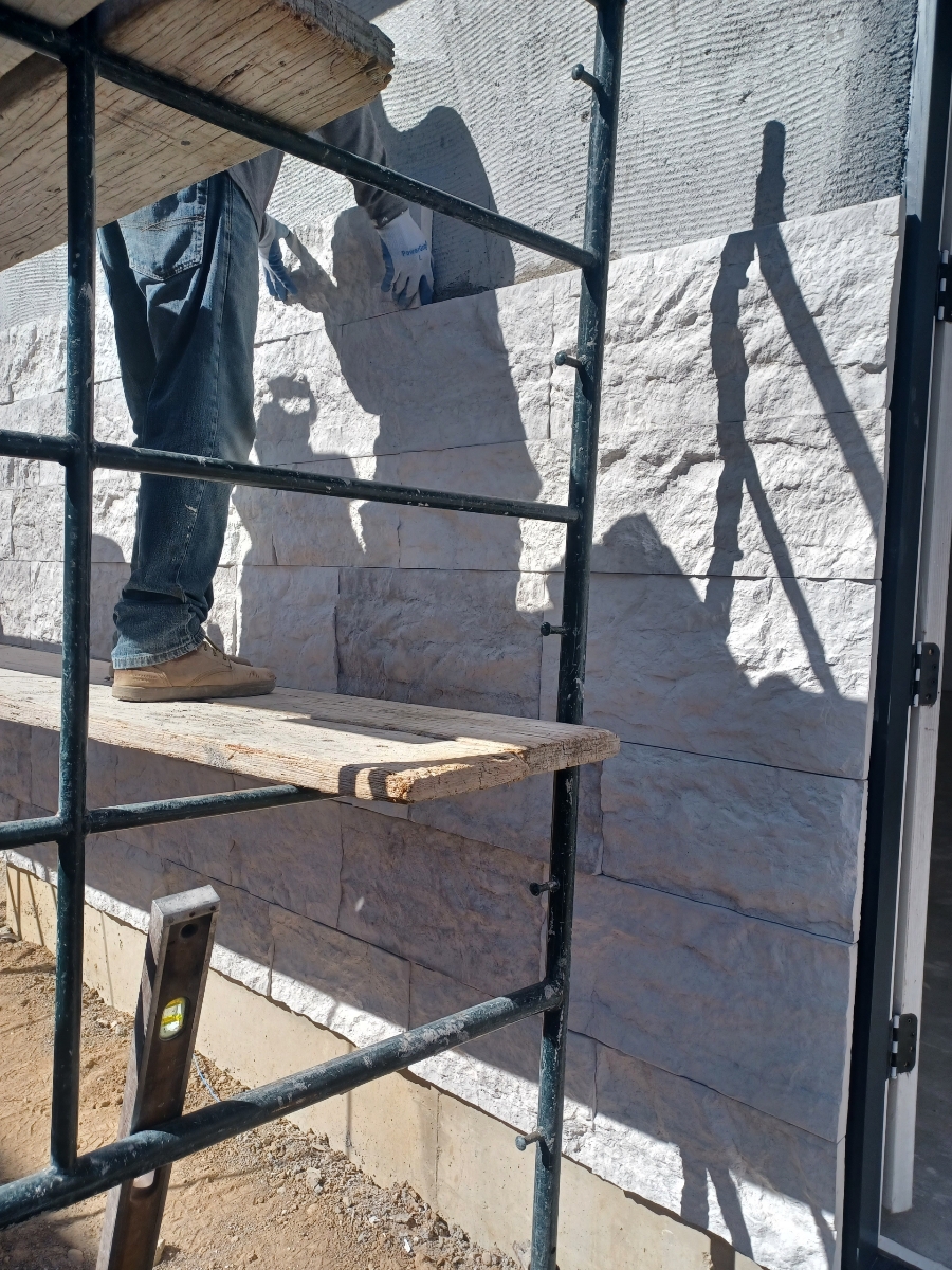 Stone Installation — On Site