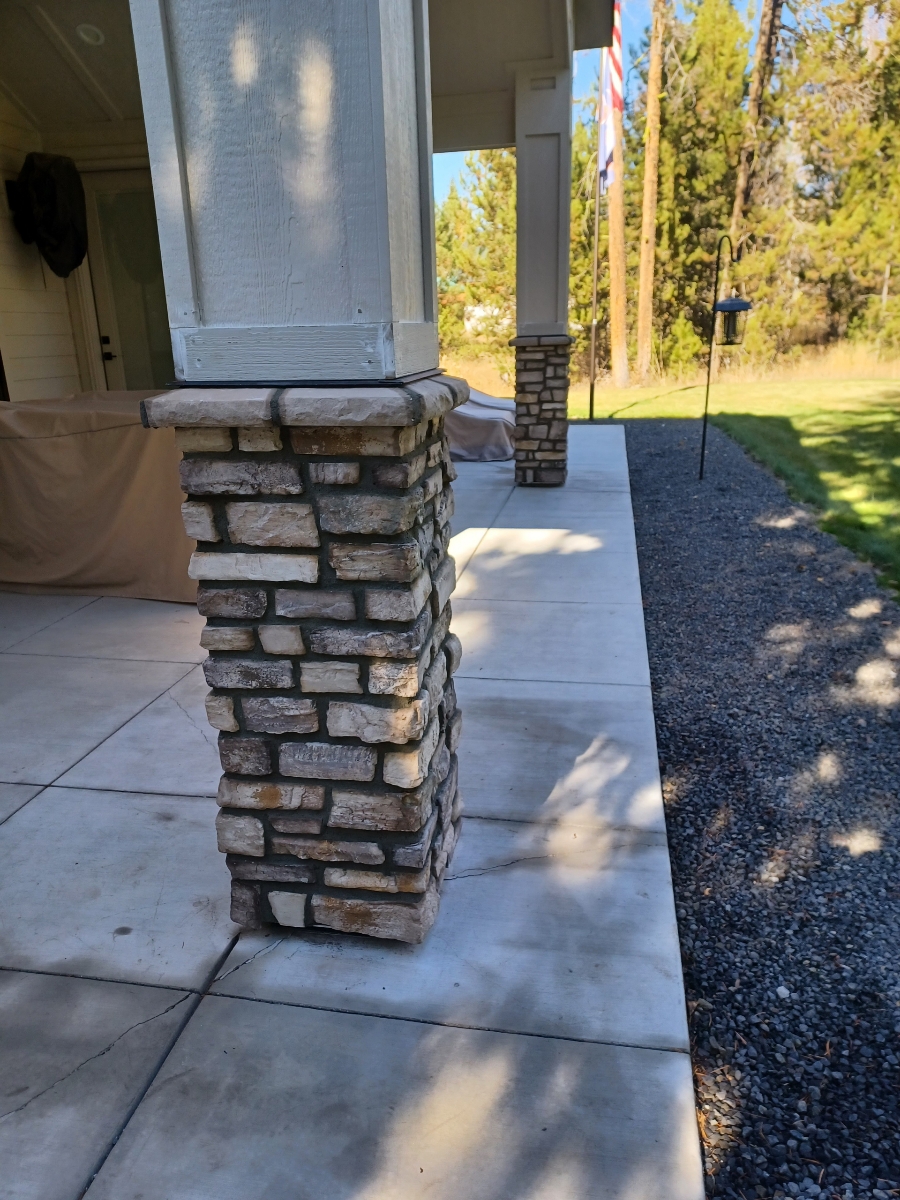 Stone Porch Columns